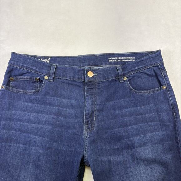 Mugsy PMT Clutch Jeans Medium Wash Straight Leg Size 40x30 FLX3BSNFU - Picture 3 of 14